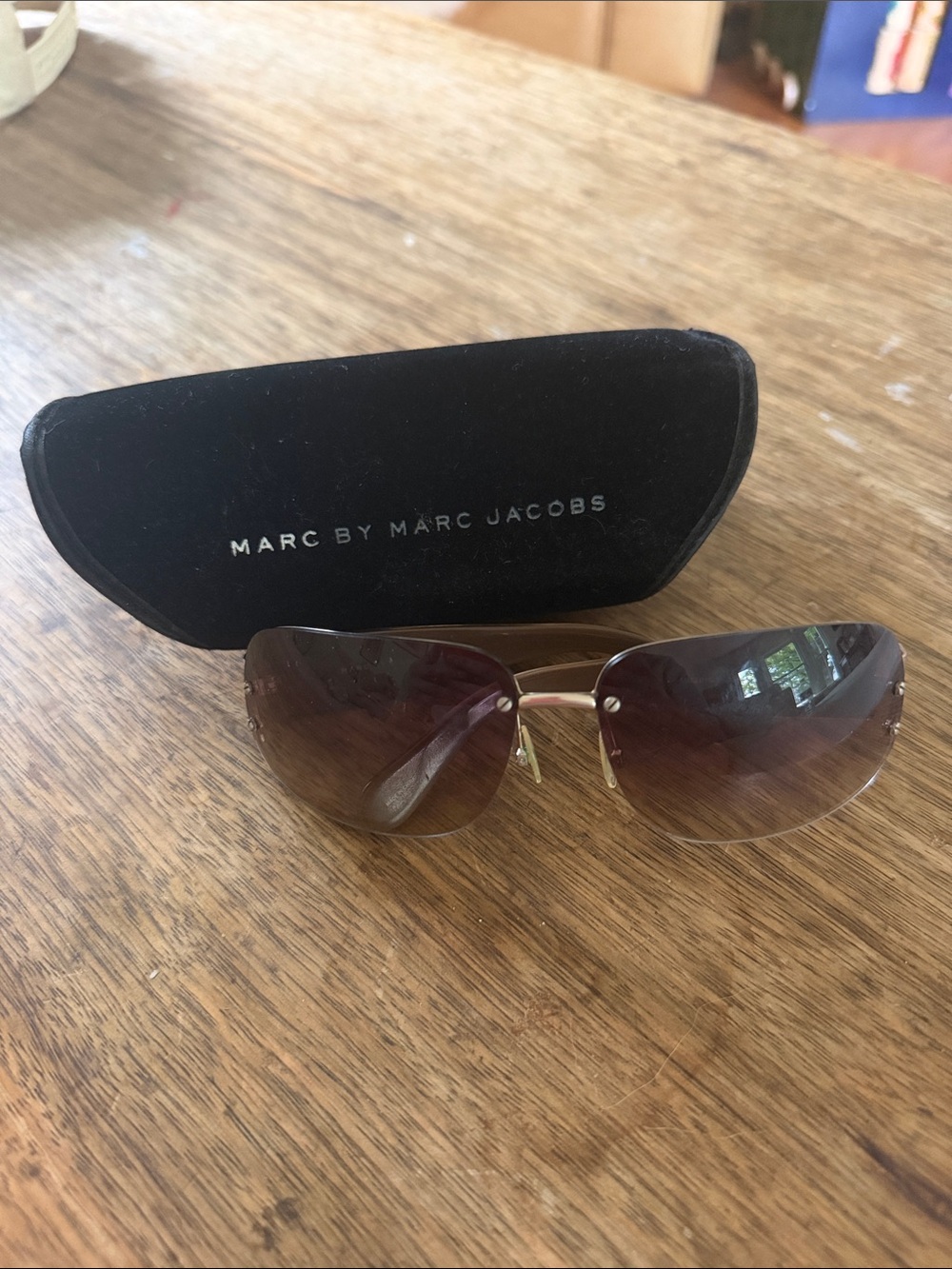Marc by Marc Jacobs MMJ 016/S Brown Gradient Sunglasses with Case